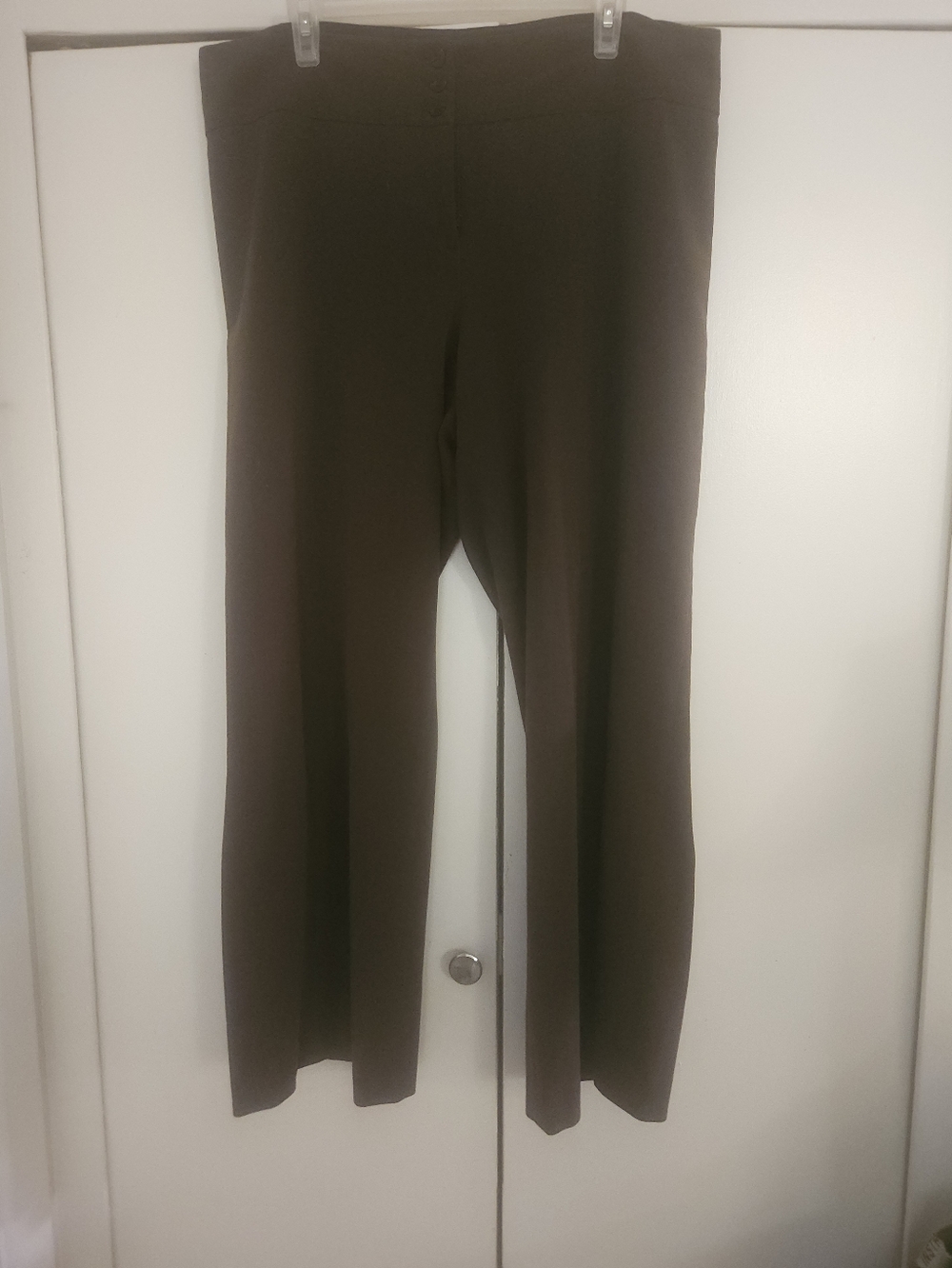 Style & Co. Brown Stretch Slacks Sz 16